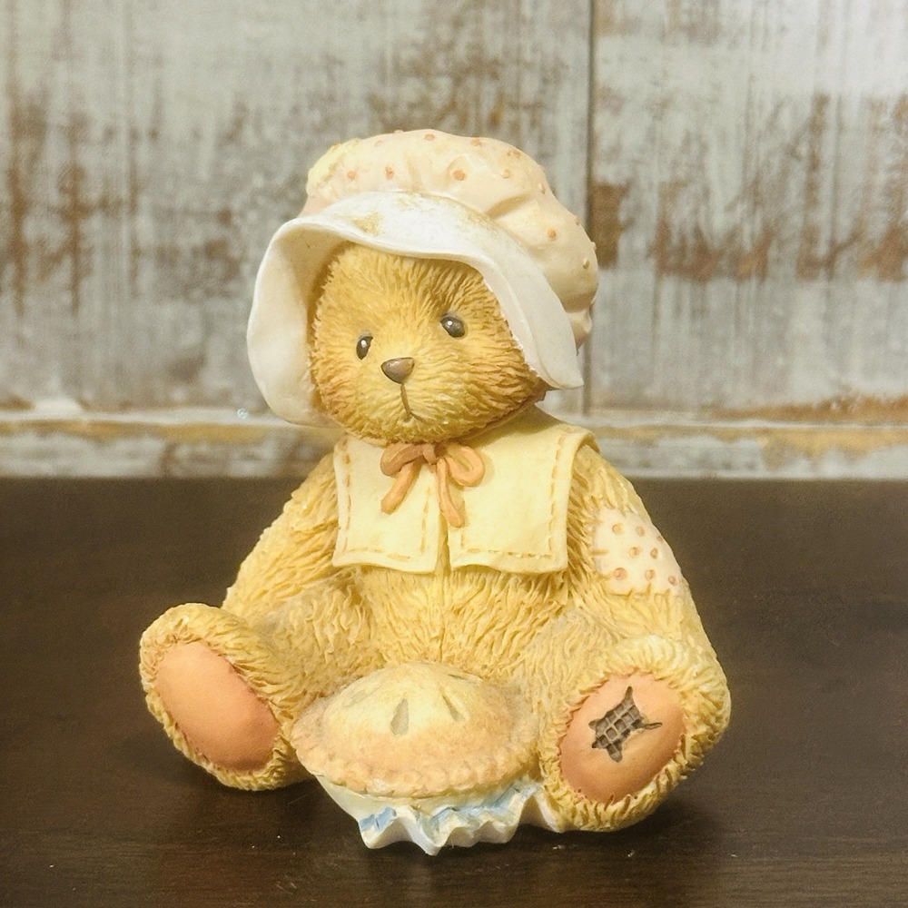Cherished Teddies Thanks For Friends November Nicole Figurine 914851, Enesco '93